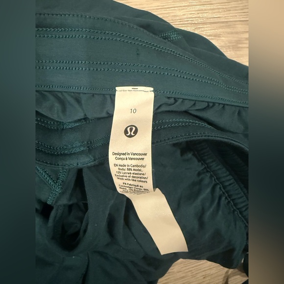 Lululemon Modal High-Rise Wide-Leg Lounge Pant Storm Teal/ Size 10 - Picture 5 of 6